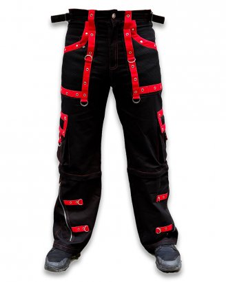 Baggy Byxor/Shorts Svart-Röda