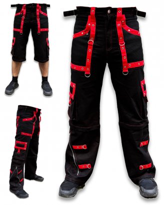 baggy-pants-shorts-black-red