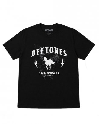 deftones-tshirt-svart-white-pony