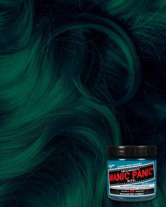 grön-hårfärg-manic-panic-enchanted-forest