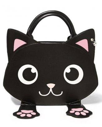 Hand Väska Katt Vegan 