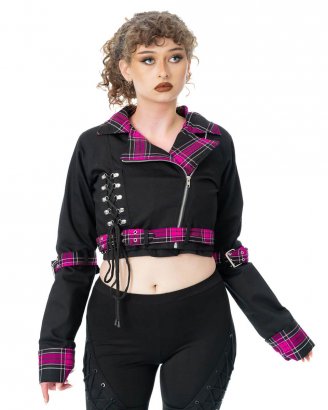 heartless-jacka-svart-rosa-tartan-hexbourne