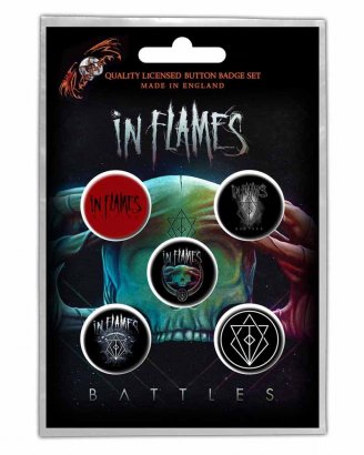 In Flames Battles PINS 5-PACK 