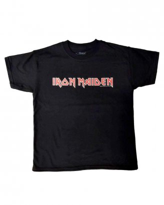 iron-maiden-barn-tshirt-svart-logo