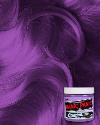 lila-hårfärg-manic-panic-velvet-violet