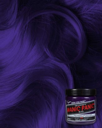 lila-hårfärg-manic-panic-violet-night