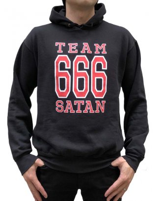 Hoodie Team 666 Satan