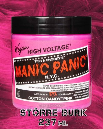 rosa-hårfärg-manic-panic-cotton-candy-pink