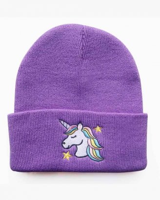 mössa-enhörning-unicorn-lila
