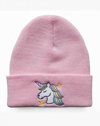 mössa-enhörning-unicorn-ljus-rosa