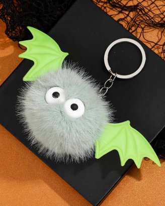 nyckel-ring-spooky-plush-blå