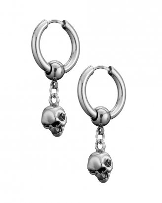 örhängen-silver-dödskallar