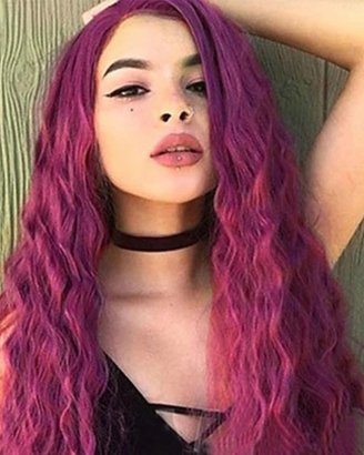 wig-synthetic-hair-purple