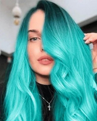 wig-synthetic-hair-turquoise