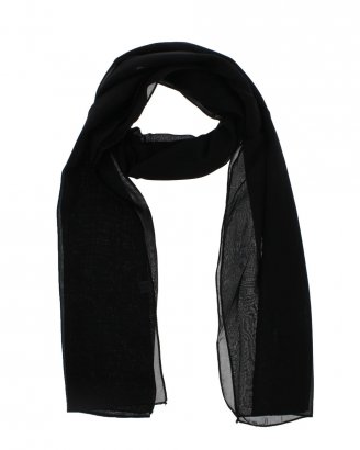 sjal-scarf-svart-chiffon