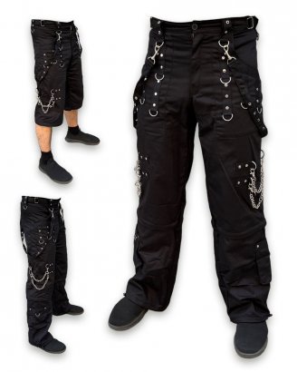 black-baggy-pants-shorts-chains-straps