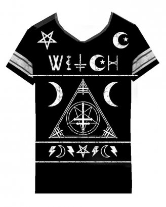 t-shirt-svart-varsity-witch-symboler