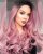 wig-synthetic-hair-Pink Black