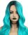 wig-synthetic-hair-turquoise