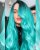 wig-synthetic-hair-turquoise