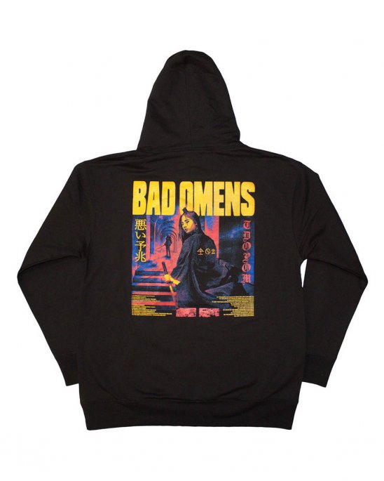 bad-omens-hoodie-svart-samurai-woman