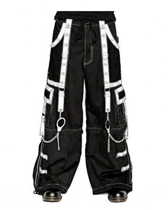 baggy-byxor-shorts-vita-sömmar-straps