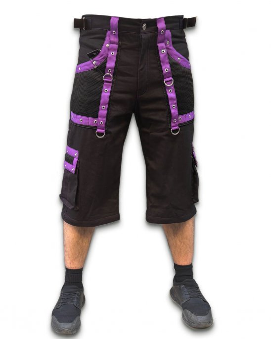 baggy-byxor-shorts-lila-sömmar-straps