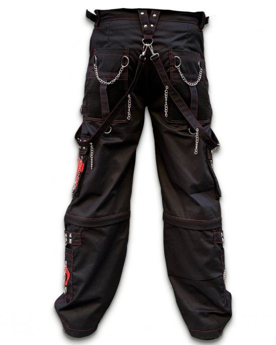 black-baggy-shorts-trousers-red stitch-skulls