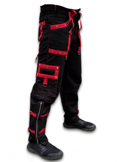 Baggy Byxor/Shorts Svart-Röda