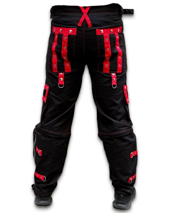 Baggy Byxor/Shorts Svart-Röda