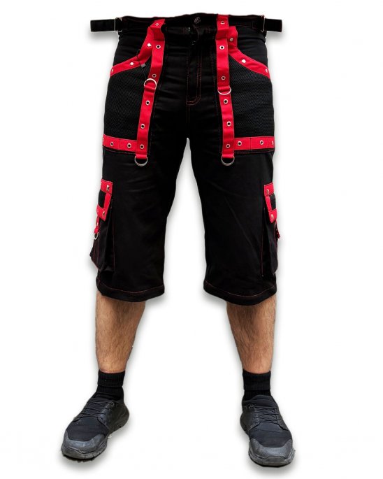 Baggy Byxor/Shorts Svart-Röda