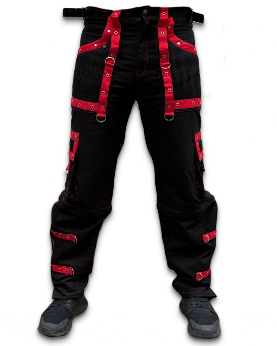 Baggy Byxor/Shorts Svart-Röda