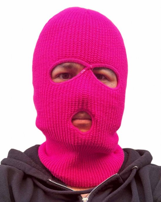 rånarluva-balaklava-mörk-rosa