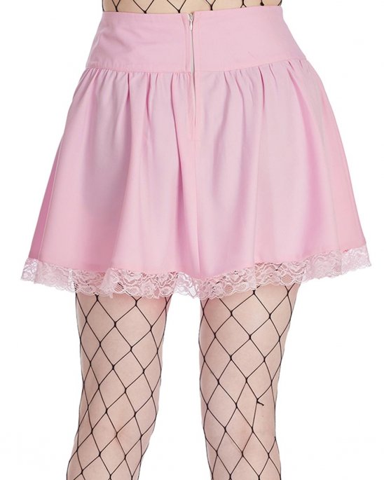 banned-kjol-rosa-snörning-sakura