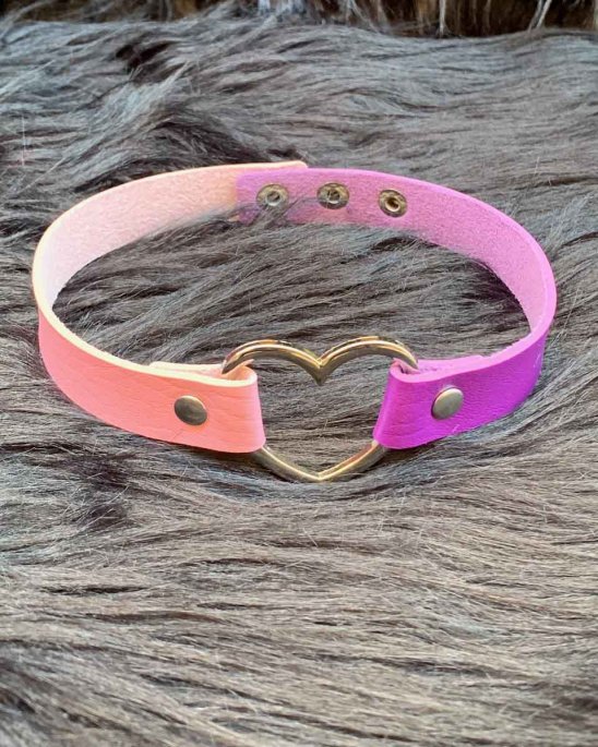 choker-hjärta-rosa-lila