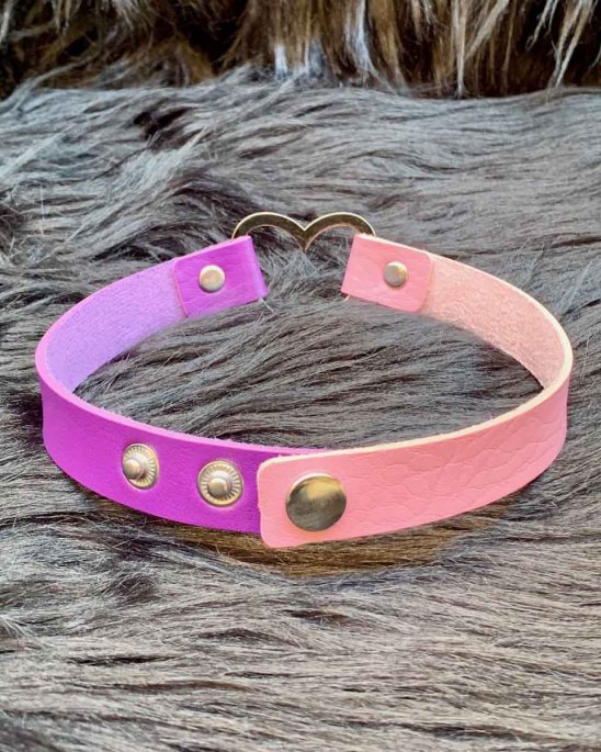 choker-hjärta-rosa-lila