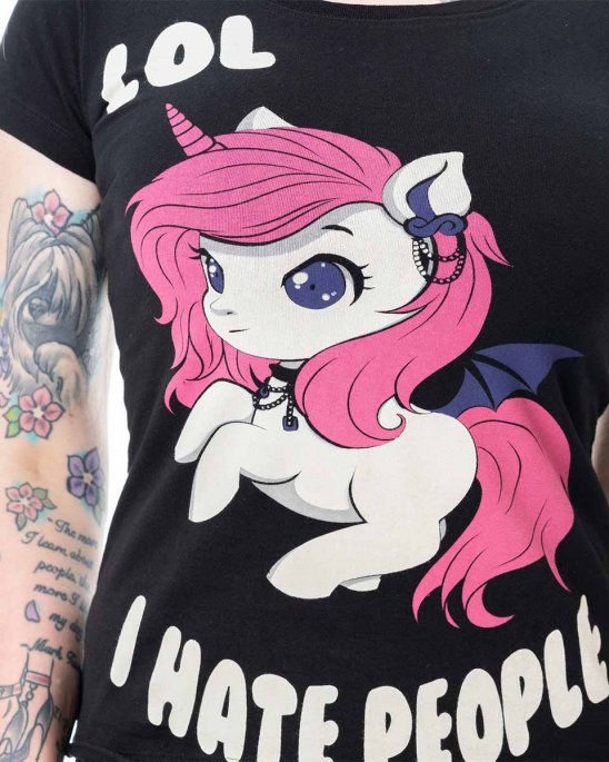 cupcake-cult-tshirt-svart-unicorn-hate-people