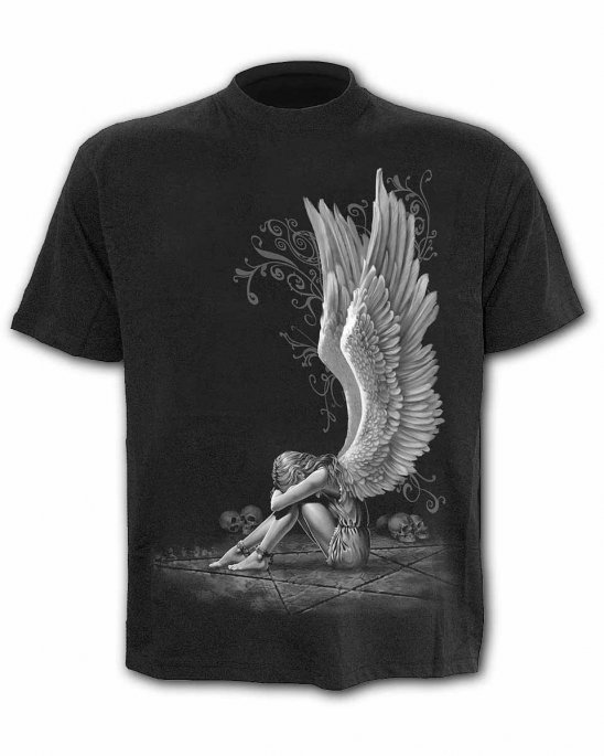 spiral-tshirt-svart-ängel-enslaved-angel