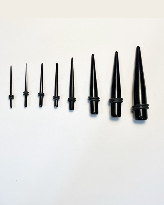 svart-expander-plast-piercingsmycke