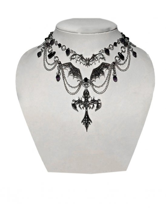 goth-necklace-krosses-and-gemstones