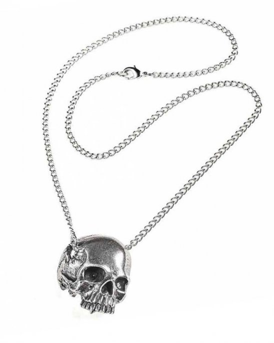 Halsband med Dödskalle Remains Alchemy Gothic