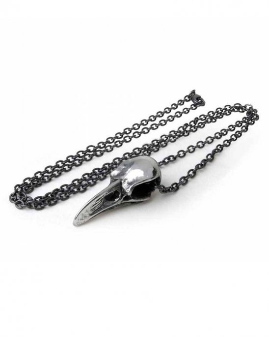 Halsband Korpskalle Liten Rabenschadel Kleine Alchemy Gothic