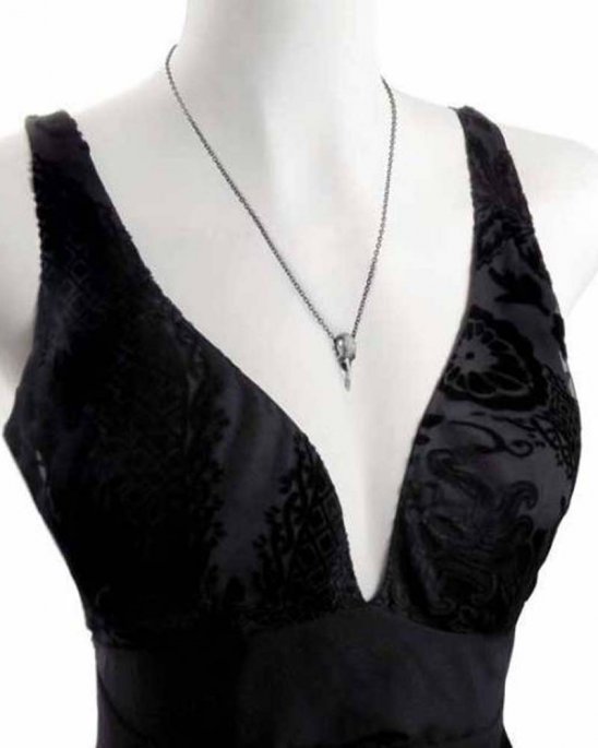 Halsband Korpskalle Liten Rabenschadel Kleine Alchemy Gothic