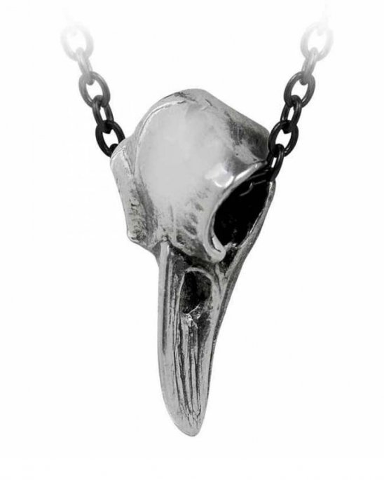 Halsband Korpskalle Liten Rabenschadel Kleine Alchemy Gothic