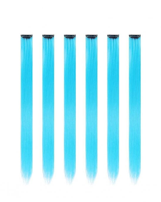 hår-slinga-extension-clip-in-ljusblå