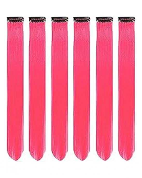 hår-slinga-extension-clip-in-neon-rosa