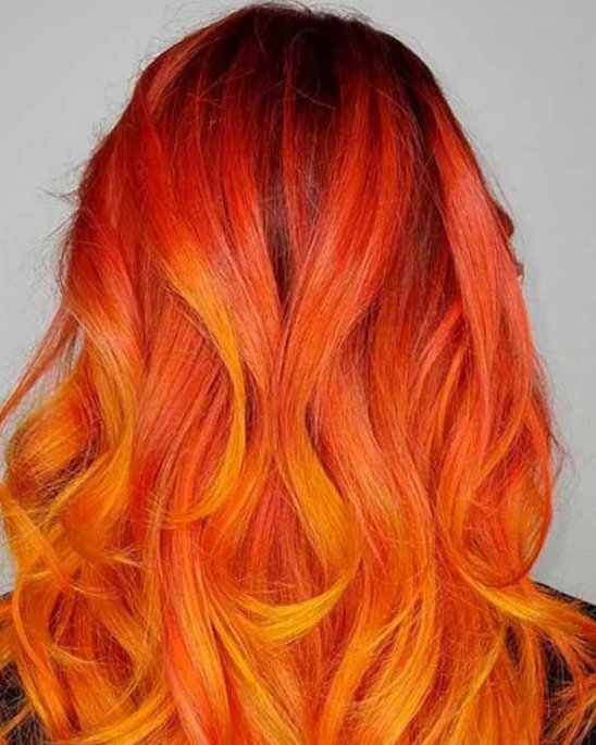 hår-slinga-extension-clip-in-orange