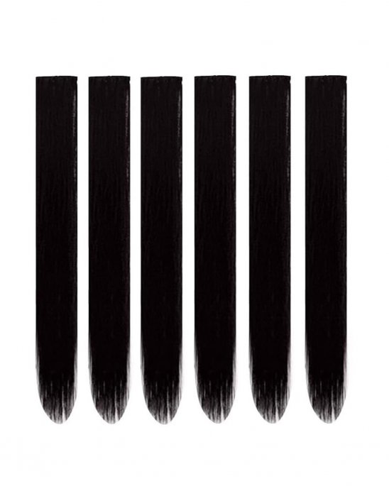 svart-hår-slinga-extension-clip-in