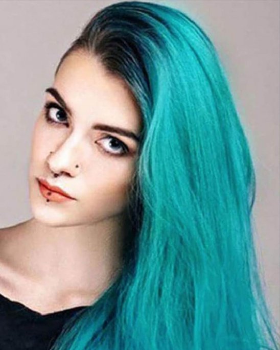 hår-slinga-extension-clip-in-turkos