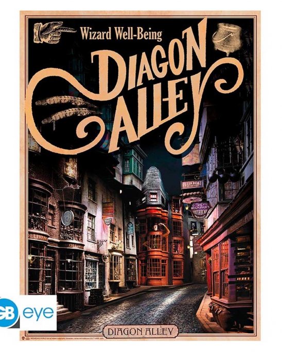 Posters-Harry-Potter-Retro-Hogwarts-Diagon